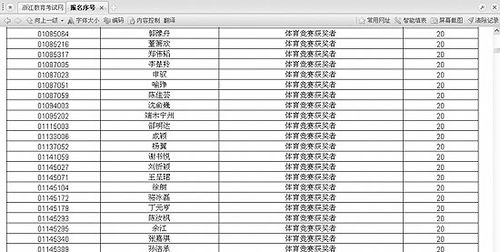今年浙江高考加分公示名单“删繁就简”