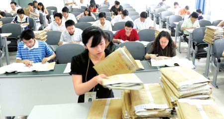 四川09高考阅卷过半满分作文好几篇(组图)
