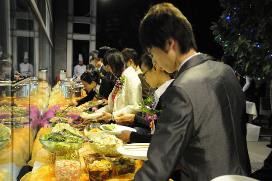 校长楼冷餐会