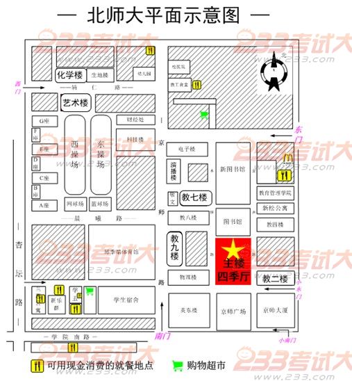 北京师范大学2012年考研现场确认须知